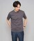 【接触冷感/UVカット/洗濯機で洗える/毛玉になりにくい】シルケットスムースクルーネックスマートＴシャツ