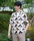 【洗濯機で洗える】涼シャツ / ビッグキカゴブソデオープンカラーシャツ