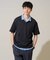 【イージーケア/洗濯機で洗える/接触冷感/毛玉になりにくい】ダブルフェイスワイドシルエットスキッパーポロ