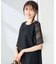 メッシュレイヤードワンピース