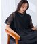 メッシュレイヤードワンピース
