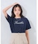 【接触冷感/UVカット/コットン100%】ロゴゆるTシャツ