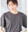 【接触冷感/UVカット/コットン100%】ロゴゆるTシャツ