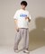 【接触冷感/洗濯機で洗える/イージーケア/毛玉になりにくい】フォトプリントワイドシルエットカットソー