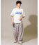 【接触冷感/洗濯機で洗える/イージーケア/毛玉になりにくい】フォトプリントワイドシルエットカットソー