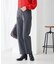 ストレッチデニムストレートパンツ