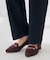 ストレッチデニムストレートパンツ