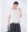 ウェーブレースヘムTシャツ
