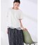 ウェーブレースヘムTシャツ