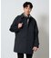＼上品に整う、大人のシャツ／ ヘリンボーンダブルフェイスシャツ【洗濯機で洗える/毛玉になりにくい】