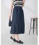 エアリー サテン フレア スカート