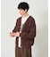 ＼大人のための上品カーディガン／モールダブルフェイスニットカーディガン【洗濯機で洗える】