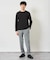【スマート/イージーケア/洗濯機で洗える】キカジャカードクルーネックスマートTシャツ