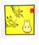 ミッフィー miffy Dick Bruna 鳥獣戯画 置き時計 とけい クロック インテリア アクリル素材 ホワイト