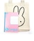ミッフィー miffy 刺繍A4トート さがら刺繍 フェイス トートバッグ アイボリーおでかけ