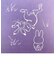 ミッフィー miffy×鳥獣戯画 miffy×鳥獣戯画　ポスター　灰色 ポスター 　 　 　
