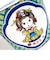 水森亜土 九谷焼 蕎麦猪口 キモノ 和食器 亜土ちゃん