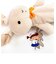 クレヨンしんちゃん ネネちゃんうさぎ ダイカットペンポーチ 文具 ベージュ