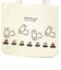 ミッフィー miffyセパレートトートバッグ 花とうさぎ ナチュラル