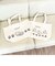 ミッフィー miffyセパレートトートバッグ 花とうさぎ ナチュラル