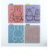 ミッフィー miffy リングノート用下敷き（スクエア) 文房具 パープル 日本製