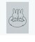 ミッフィー miffy ポストカード（purple） ハガキ 文具 日本製