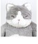 りぶはあと ねこ肯定感 抱きまくら M はちわれのかつお ぬいぐるみ インテリア リラックス