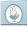 ミッフィー miffy ペンケース(ブルー) 筆箱 文具 スプリングニットシリーズ