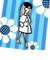 内藤ルネ ピンズ MODE GIRL2 バッジ アクセサリー