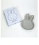 ミッフィー miffy くすみカラー ダイカットプレート S （マットグレージュ） 皿 キッチン