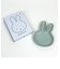ミッフィー miffy くすみカラー ダイカットプレート S （マットブルー） 皿 キッチン