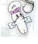 エスターバニー（Esther Bunny） アクリルキーホルダー