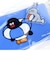 ピングー(PINGU)×松本セイジ ミニケース（Blue） 小物入れ 日本製