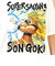 ドラゴンボール かめはめ波 Tシャツ(ホワイト) 悟空SS 3Lサイズ アパレル ジャンプ