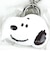 スヌーピー フェイス型 南京錠キーホルダー トラベル SNOOPY