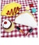 ACCOMMODE (アコモデ) 喫茶 サンドイッチ ポーチ (アイボリー)