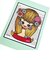内藤ルネ エリちゃん ポストカード 文具