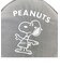 スヌーピー SNOOPY サークルポーチ ダークグレイ 小物入れ コインケース 化粧品入れ 旅行