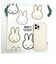 ミッフィー miffy イラストレーションズディックブルーナ 巾着 L ホワイト ポーチ 小物入れ メイク入れ