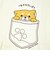 忠犬もちしば おかかポケット トートバッグ