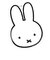 ミッフィー miffy  キルティング トートバッグ グレージュ