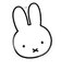ミッフィー miffy キルティング ミニショルダーバッグ ブラック