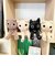 ぬいぐるみ ネイル猫シリーズ  クロ 人形 インテリア キッズ ギフト