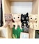 ぬいぐるみ ネイル猫シリーズ  クロ 人形 インテリア キッズ ギフト