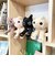 ぬいぐるみ ネイル猫シリーズ  ピンク 人形 インテリア キッズ ギフト