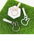 ミッフィー カラビナ スマートキーホルダー シルバー ストラップ フェイス miffy カー用品