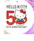 サンリオ ハローキティ 50th オーロラミニトートバッグ (ブルー) Sanrio
