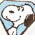 スヌーピー ダイヤモンド アクセントマット ブルー PEANUTS 75th SNOOPY