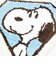 スヌーピー ダイヤモンド アクセントマット ブルー PEANUTS 75th SNOOPY