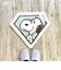 スヌーピー ダイヤモンド アクセントマット ブルー PEANUTS 75th SNOOPY